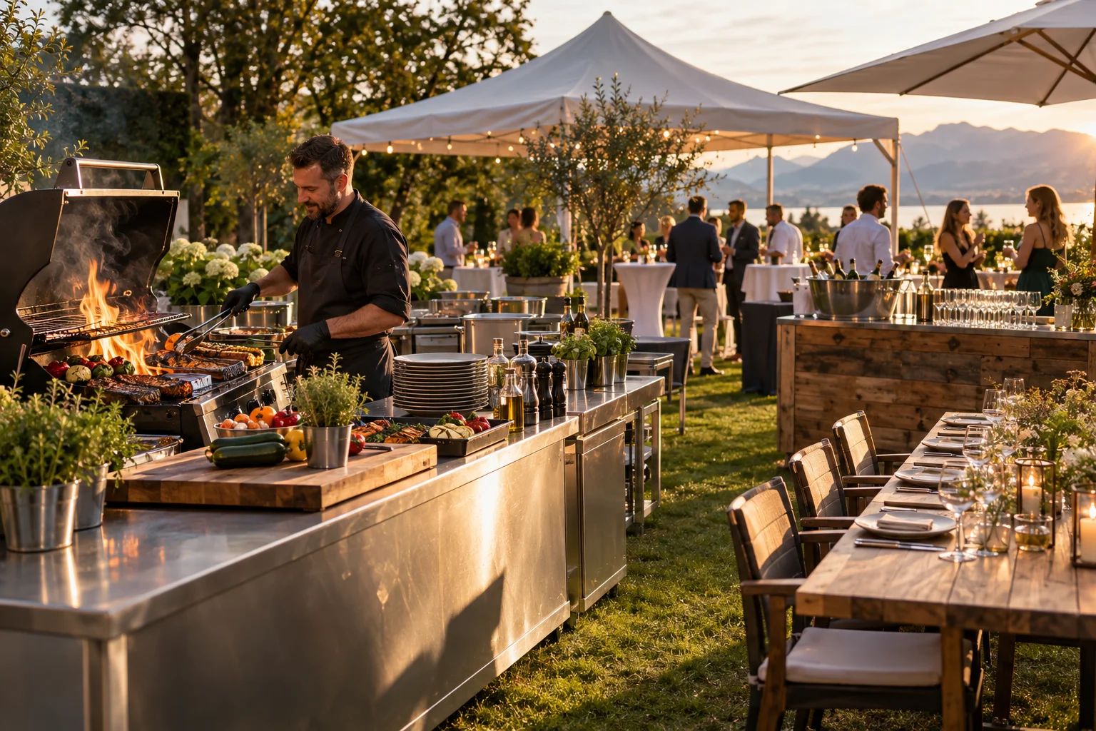 Equipment für stilvolle BBQ- und Catering-Events Equipment in Deutschland, DACH